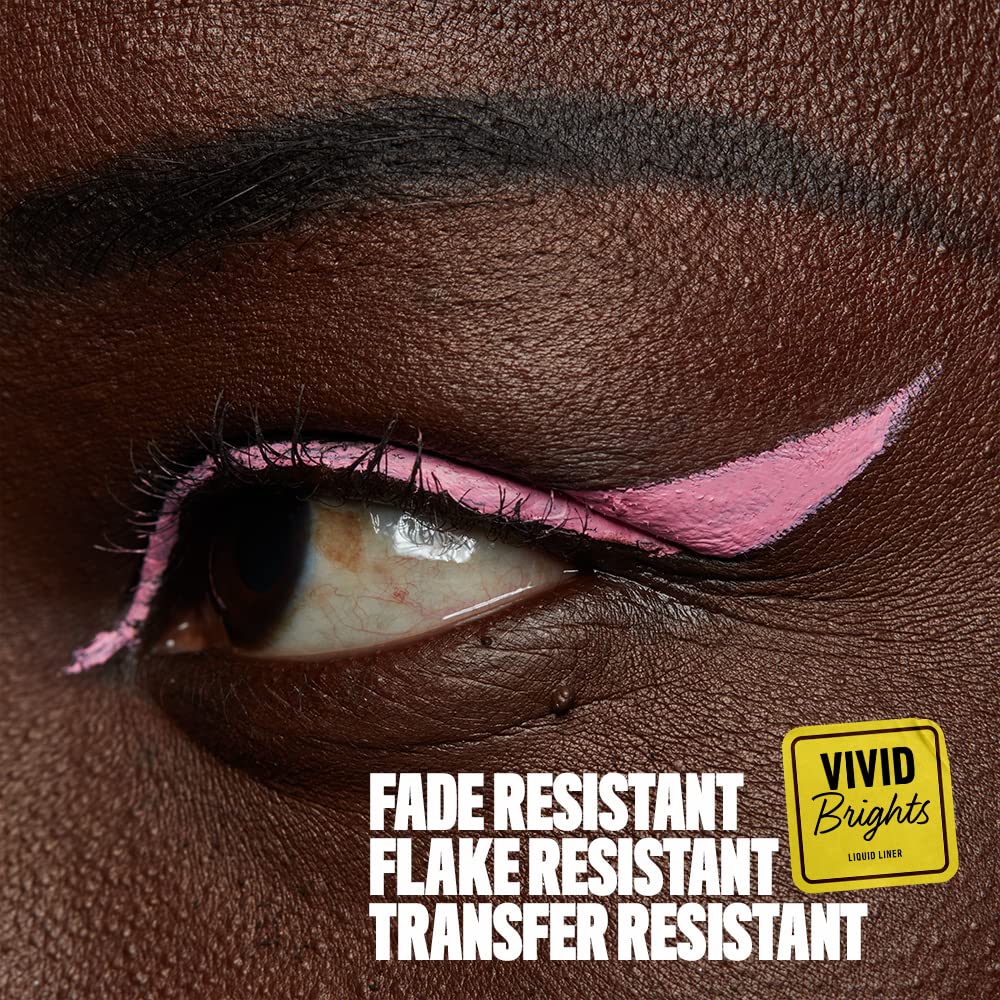 Sneaky Pink wing close-up shows precise control for sharp eyeliner wings.
