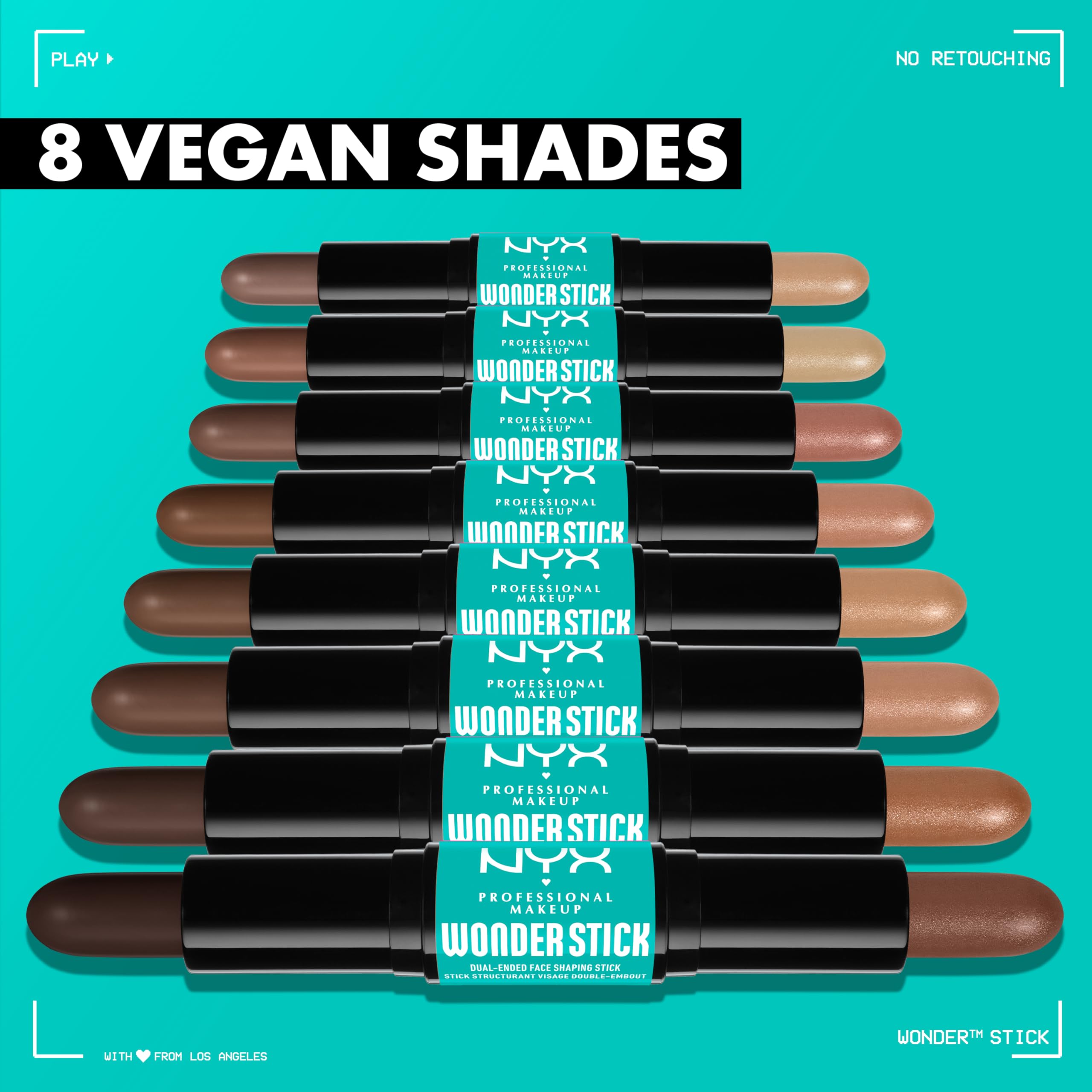 NYX Wonder Stick precise nose contour in a single sweep.