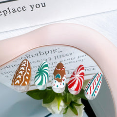 NZRAESTRS nail tips with glue enable easy at-home manicure application.
