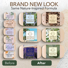 O NATURALS argan-lavender soap closeup emphasizes calming aroma and gentle nourishment.