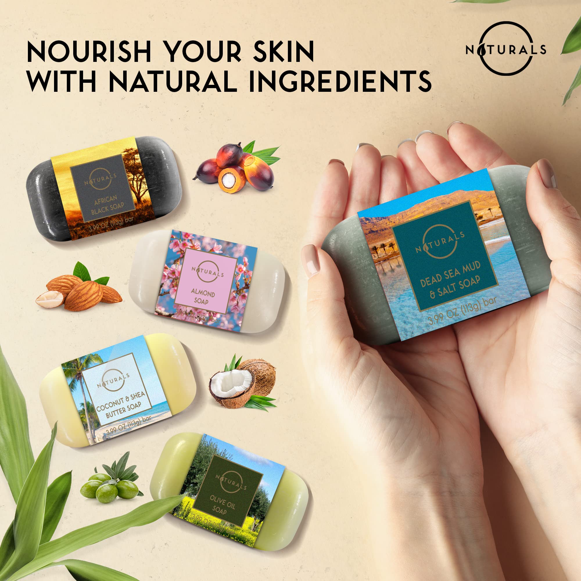 O Naturals fig soap with apricot kernels provides thorough body scrub for smooth skin.