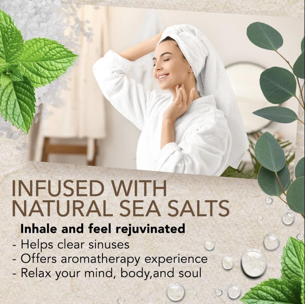 O Naturals Mediterranean spa-feel in a bathroom setup
