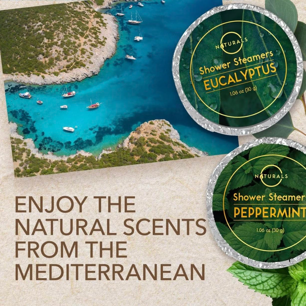 O Naturals eight-count pack-inside view ready for use