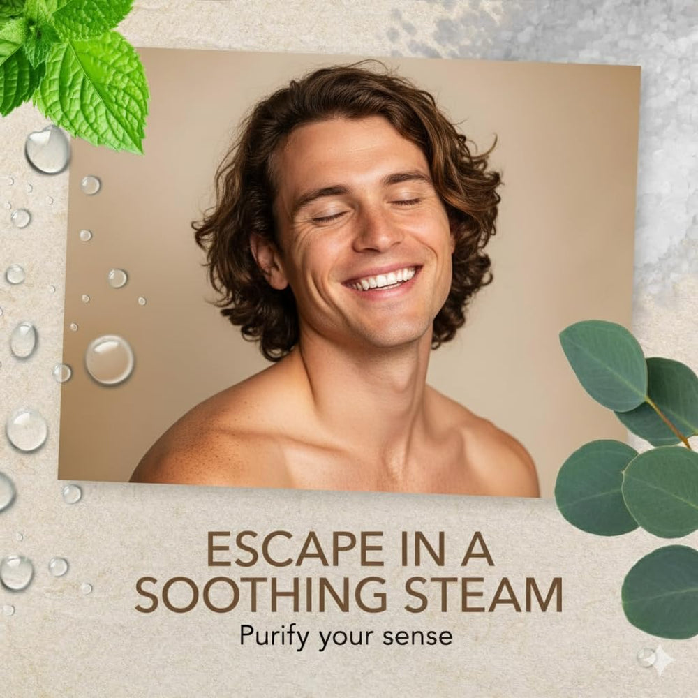 O Naturals shower steamer steam-action releasing scent in shower