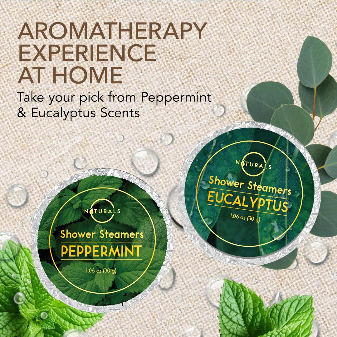O Naturals peppermint-menthol tablet closeup showing texture
