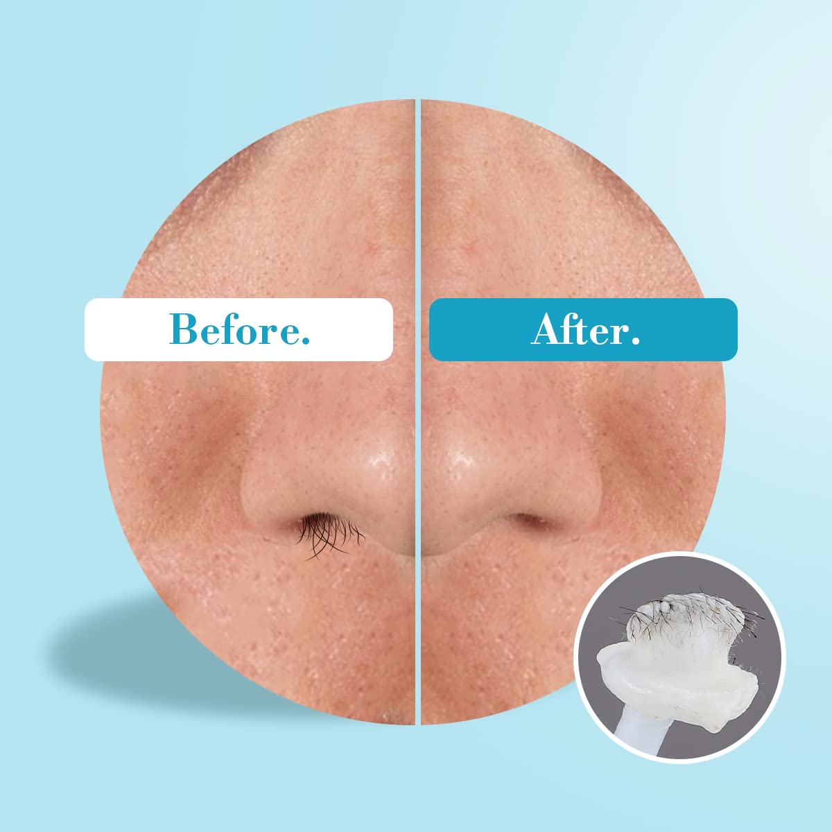 OAKEER nose wax for facial and ear hair removal