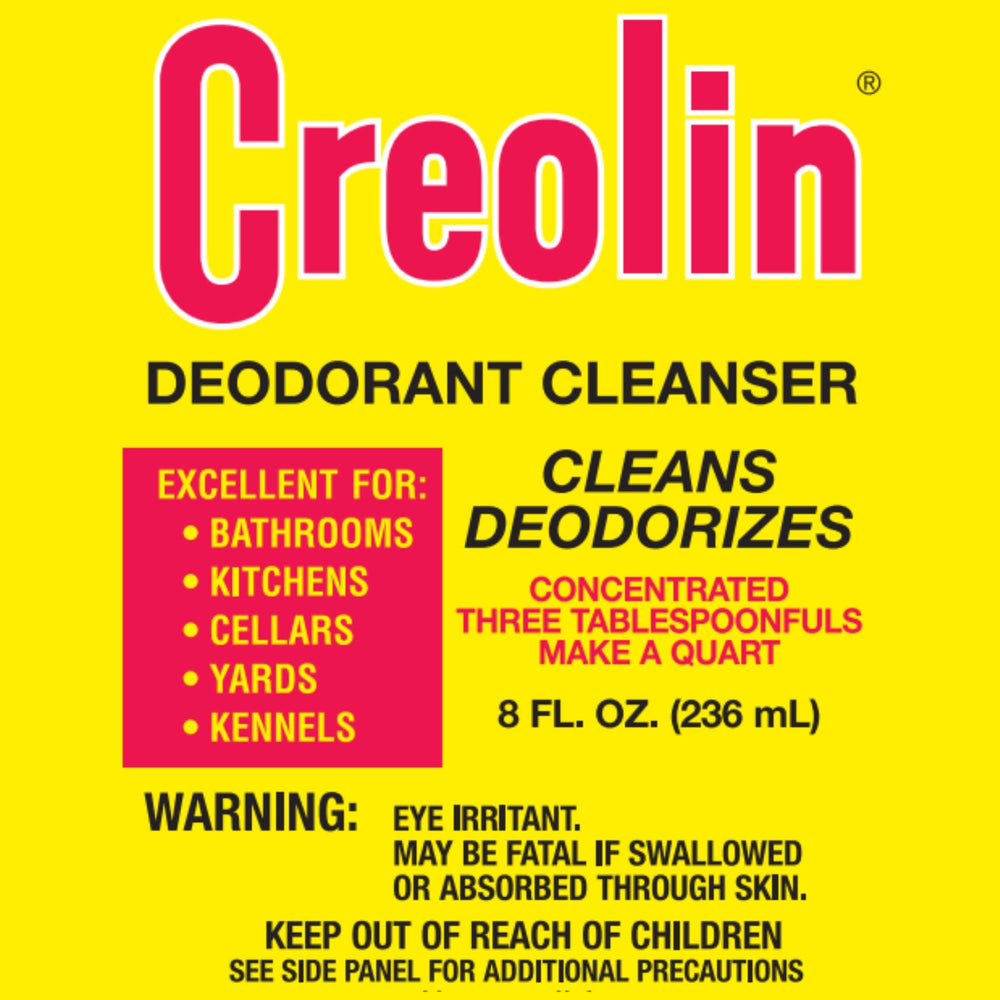 OAKHURST Creolin applied in bathrooms and cellars for deodorizing environmental surfaces.