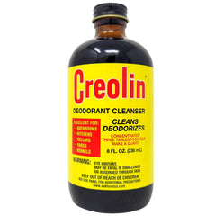 OAKHURST Creolin concentrated cleaner demonstrates dilution for quart-scale use.