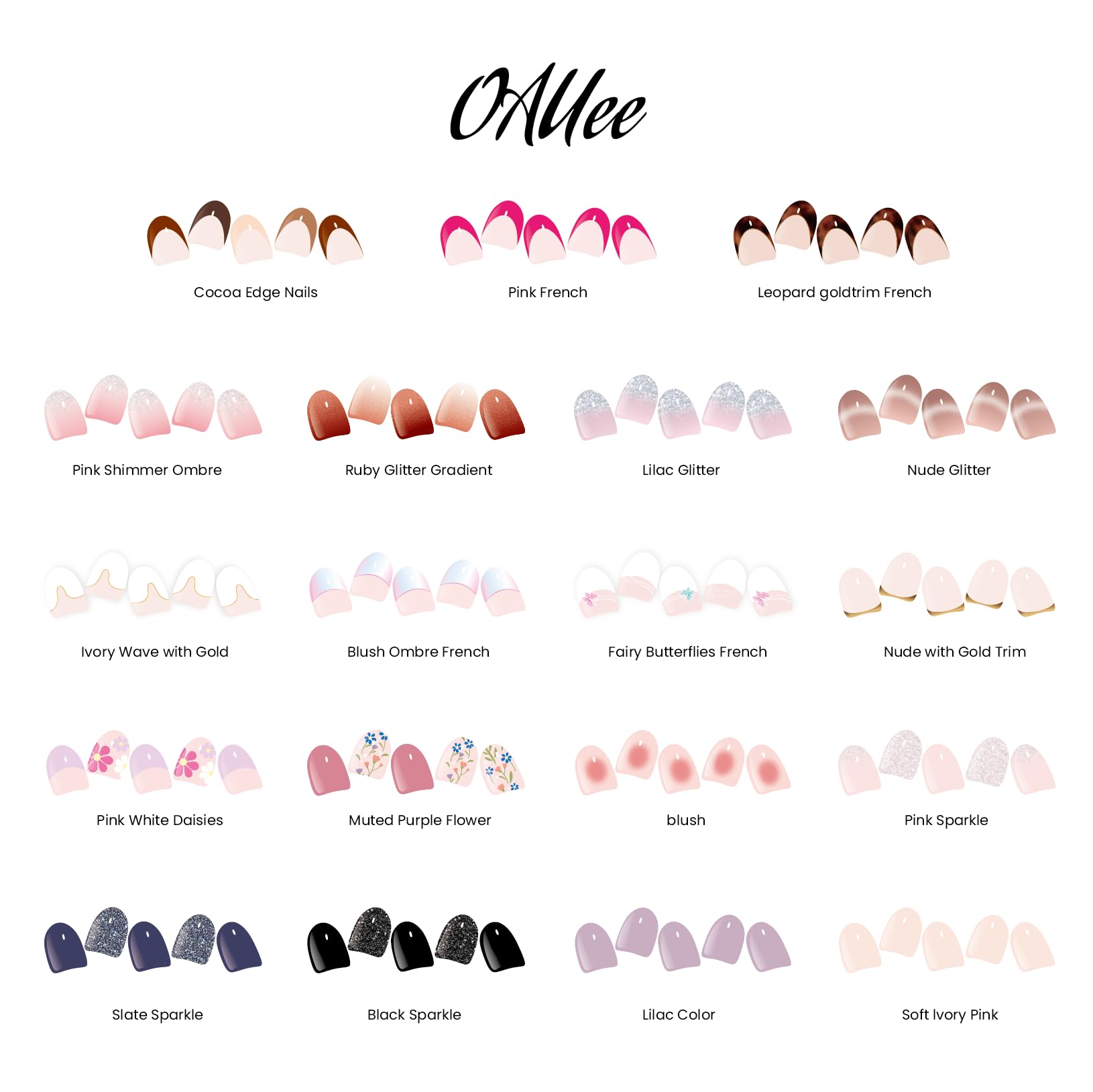 Oauee easy removal and filing process supports damage-free nail care.