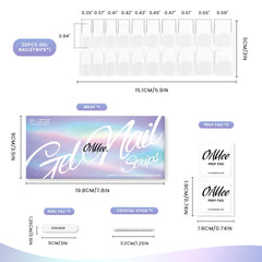 Oauee gel nail strips variety designs collection provides stylish options for any occasion.