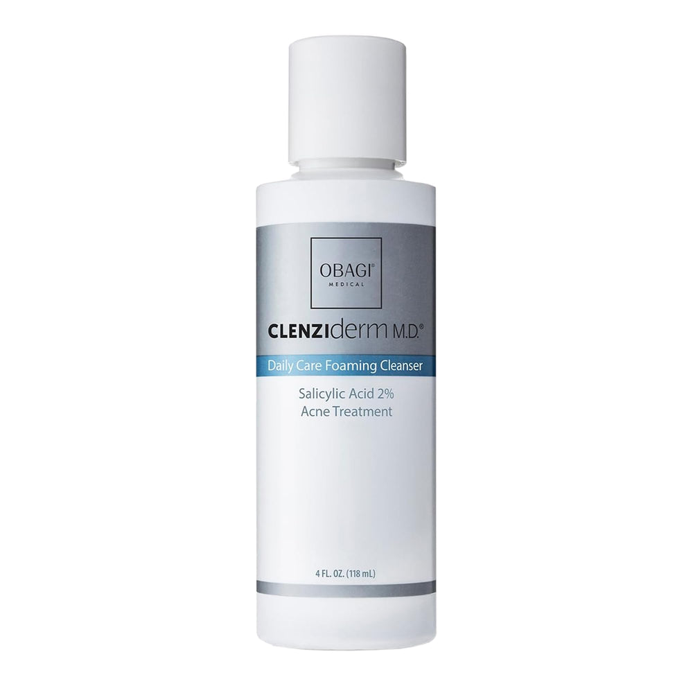 Obagi CLENZIderm M.D. Daily Care Foaming Cleanser bottle for daily acne-prone skin cleansing