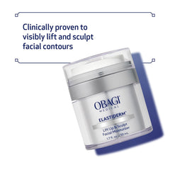 Obagi ELASTIderm application routine fingers demonstrating contour sculpting