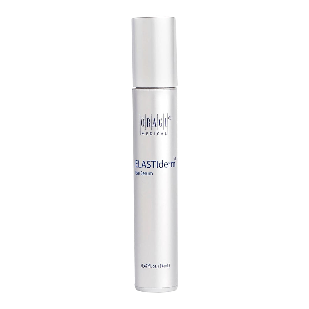 Obagi ELASTIderm Eye Serum bottle close-up for precise application and luxury skincare.