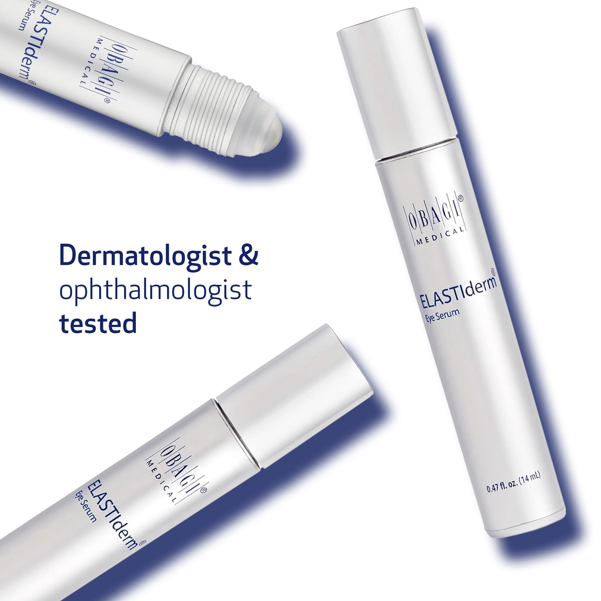Obagi ELASTIderm Elastin Complex visual hints at elastin support for youthfulness.