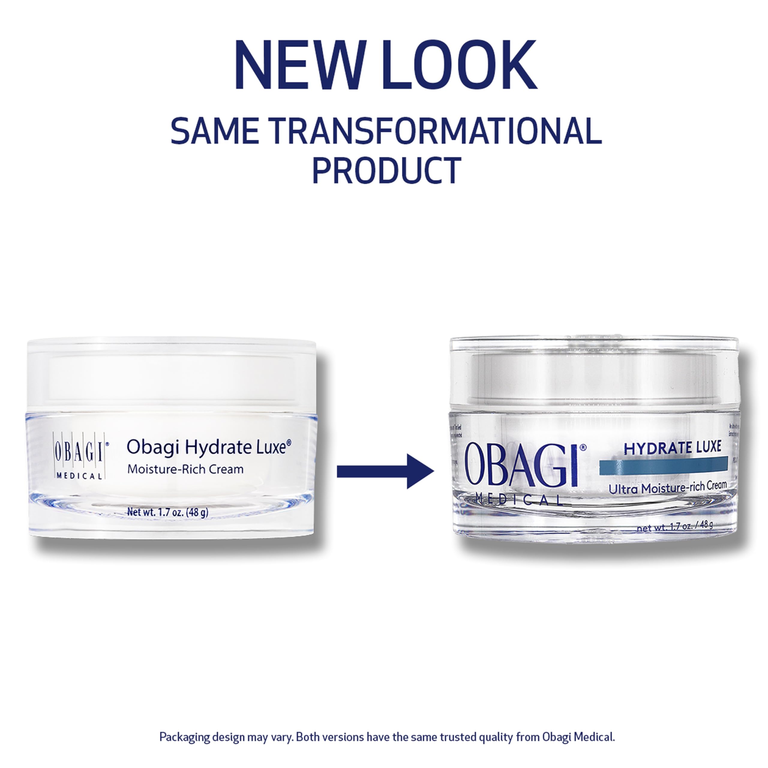 Obagi Hydrate Luxe two-pack box front highlights value and dermatologist-backed skincare.