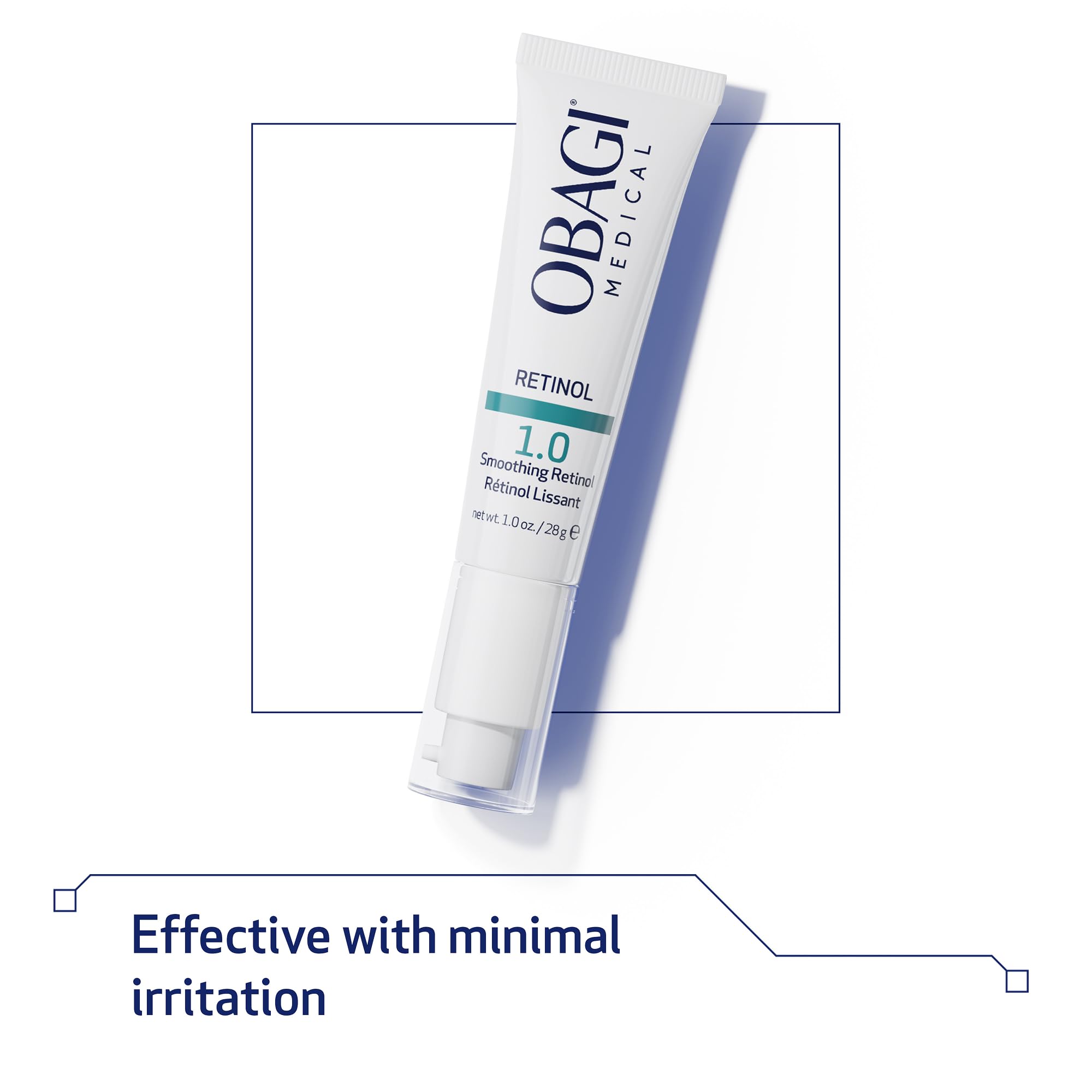 Obagi360 Retinol 1.0 Cream 1-ounce packaging closeup