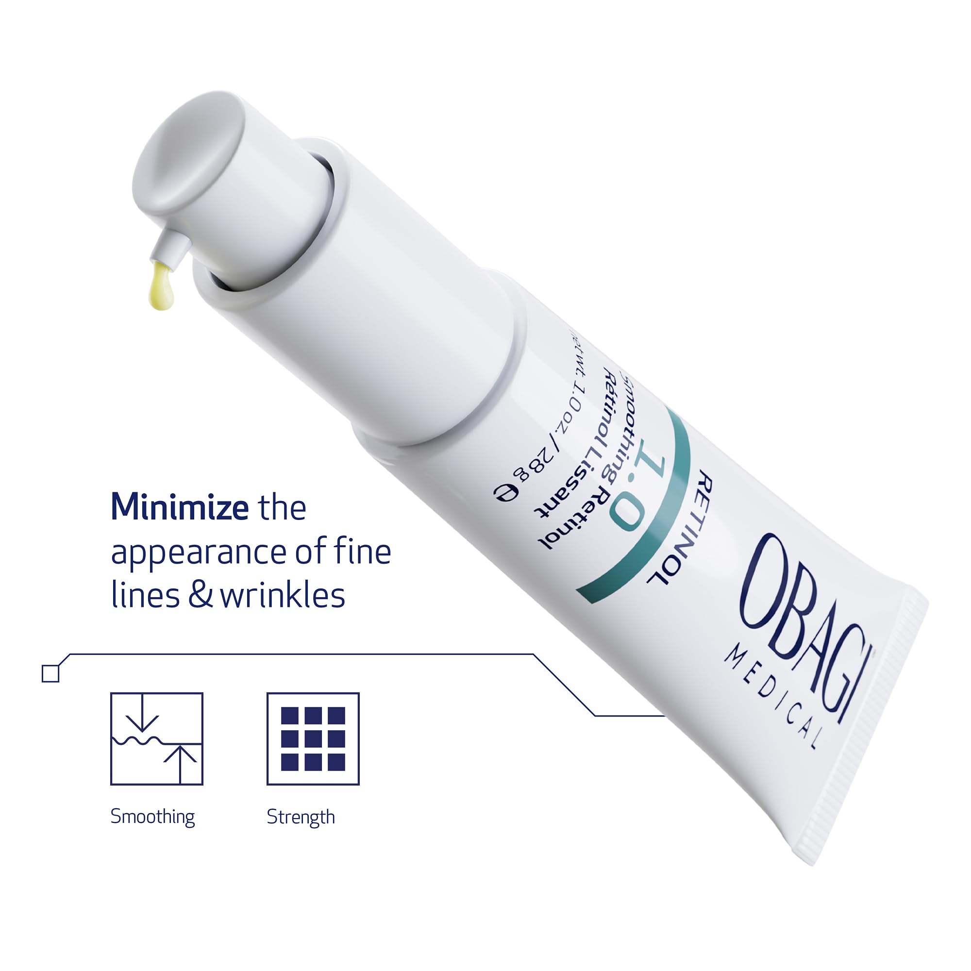 Obagi Retinol 1.0 Cream entrapped delivery closeup