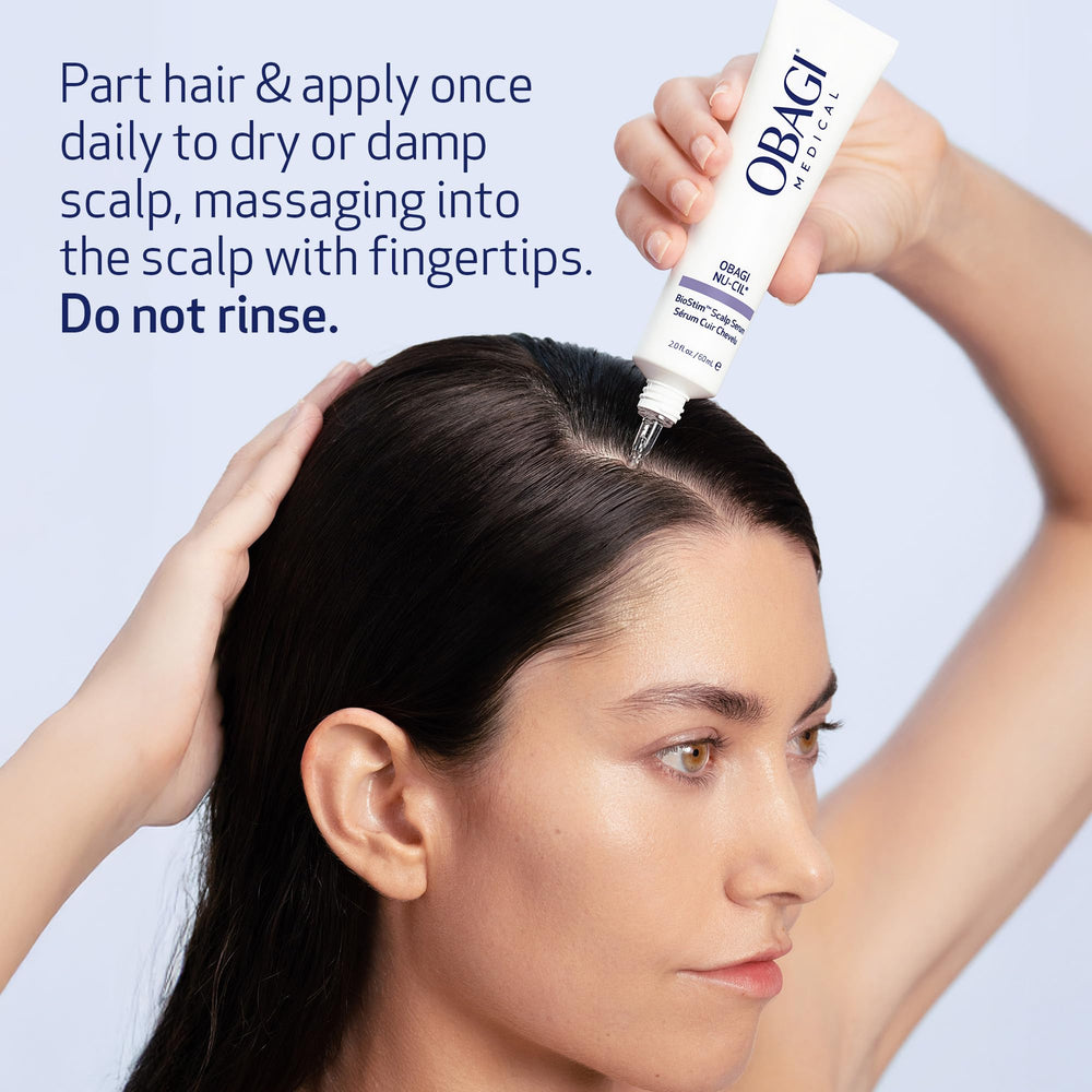 Obagi Nu-Cil BioStim color-safe formula suitable for color-treated hair