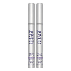 Obagi Nu-Cil serum bottle demonstrates easy daily brow enhancement.