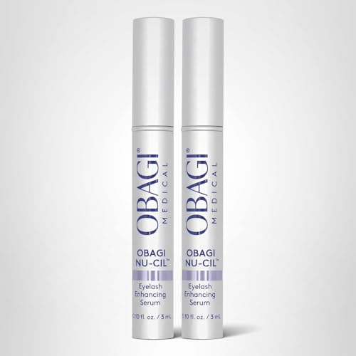 Obagi Nu-Cil serum on mirror reflection hints at everyday lash regimen.