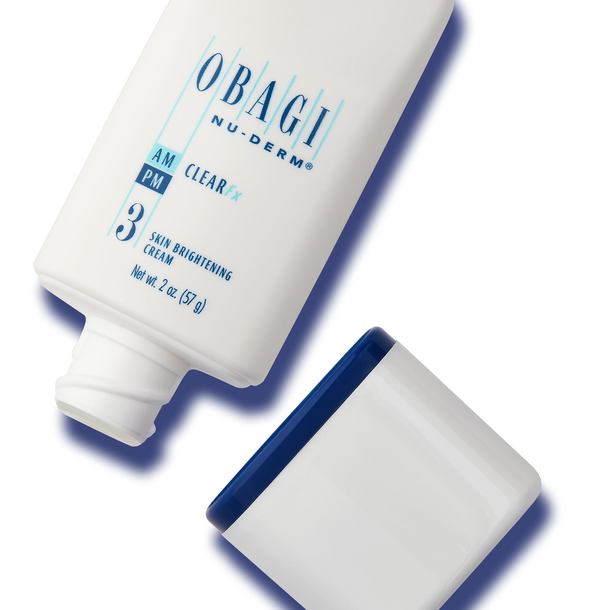 Obagi Nu-Derm Clear Fx cream texture close-up reveals rich, soothing formulation.