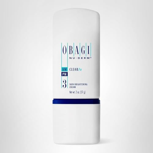 Obagi Nu-Derm Clear Fx fingertip-application shot highlights controlled, gentle use.
