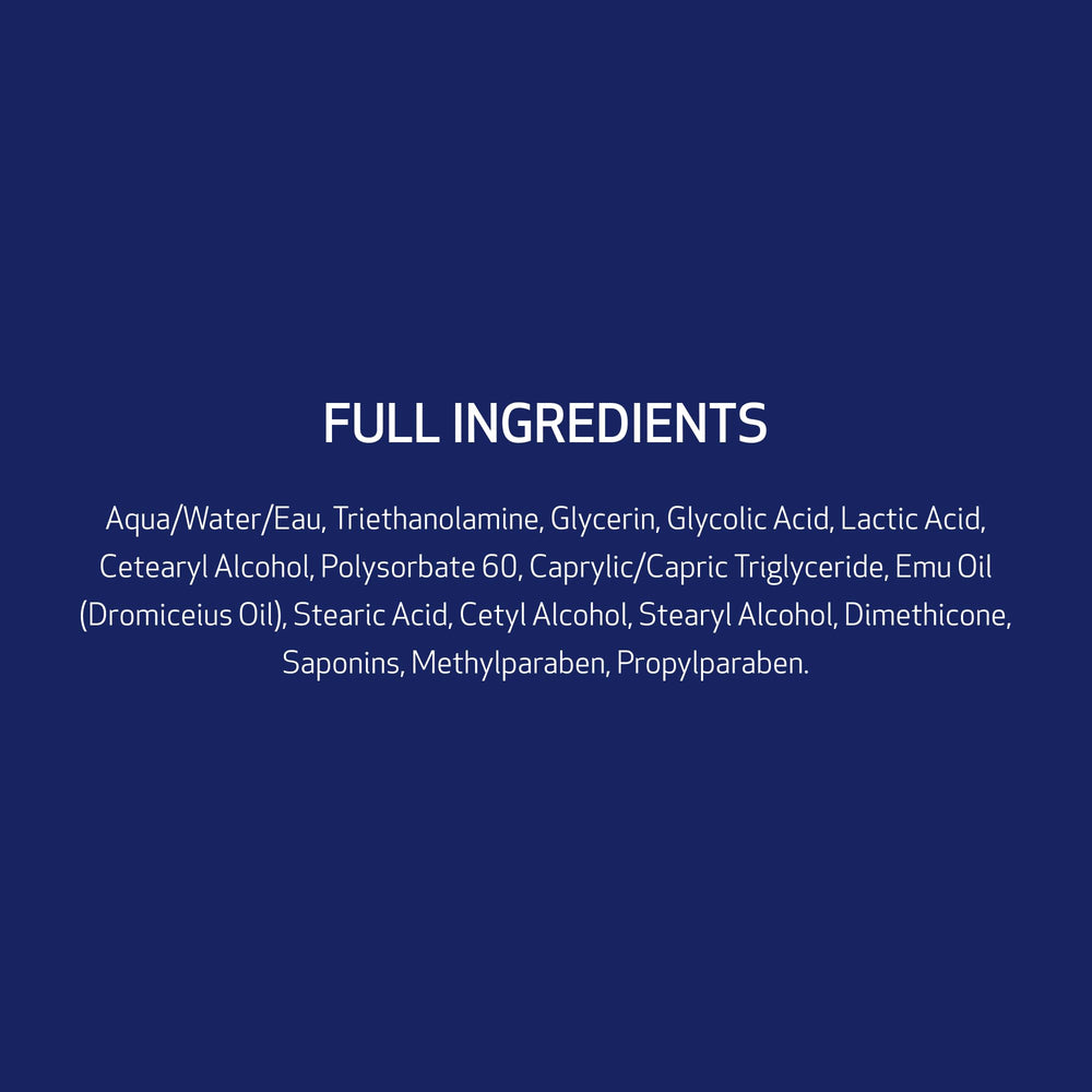 Obagi Nu-Derm Exfoderm Forte swatch closeup exhibits mild sheen and potential brightening