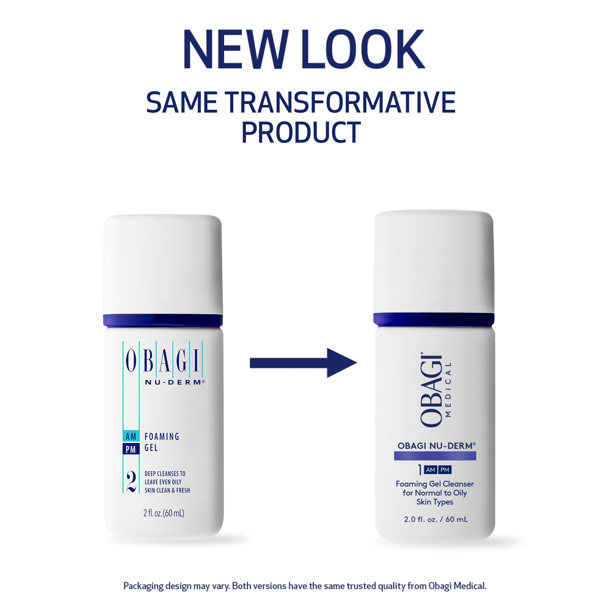 Obagi Nu-Derm Foaming Gel texture foams for refreshing cleanse.