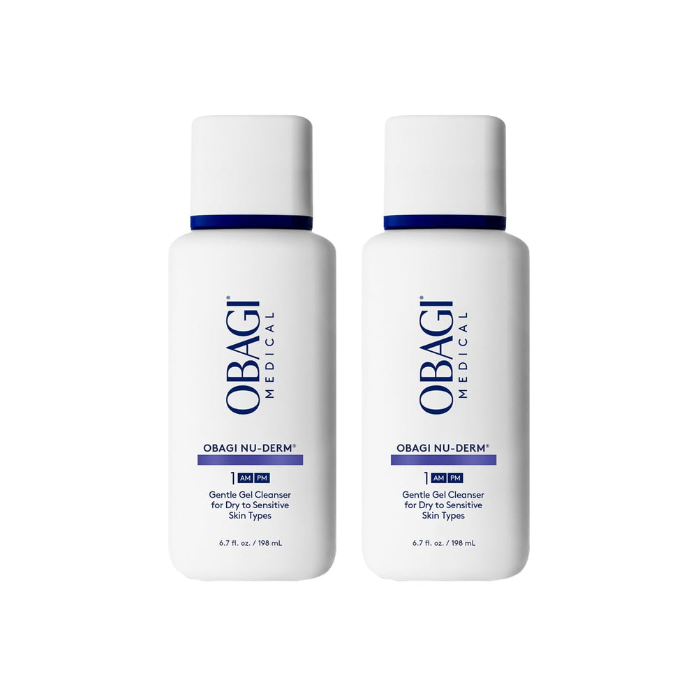 Obagi Nu-Derm Gentle Cleanser bottle front view for sensitive skin.