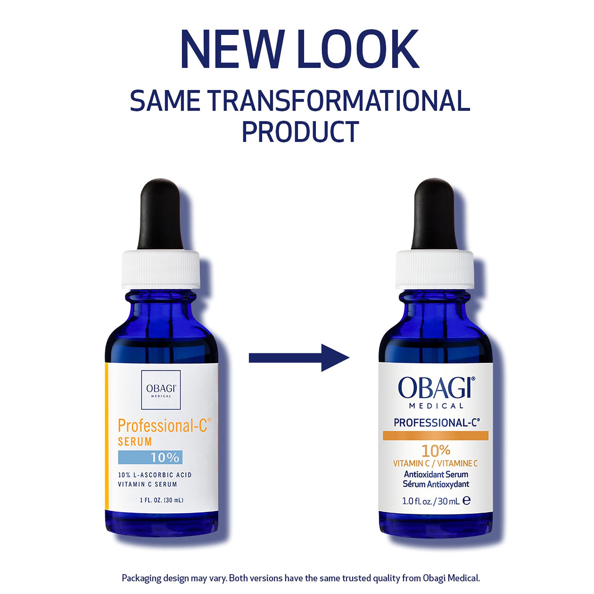 Obagi serum dropper pour for precise application and even skin tone