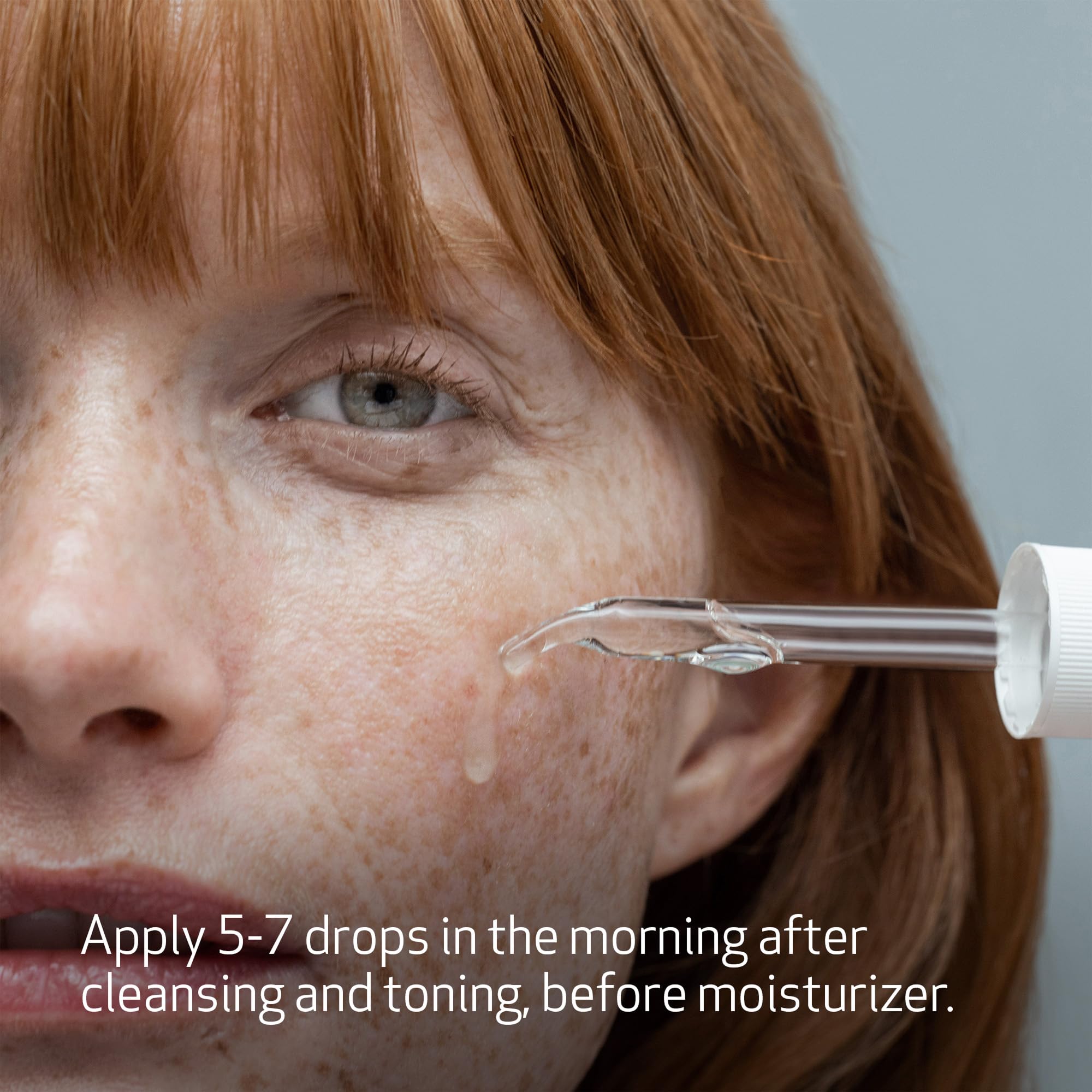 Obagi Professional C Serum 20% evens skin tone with vitamin C boost.