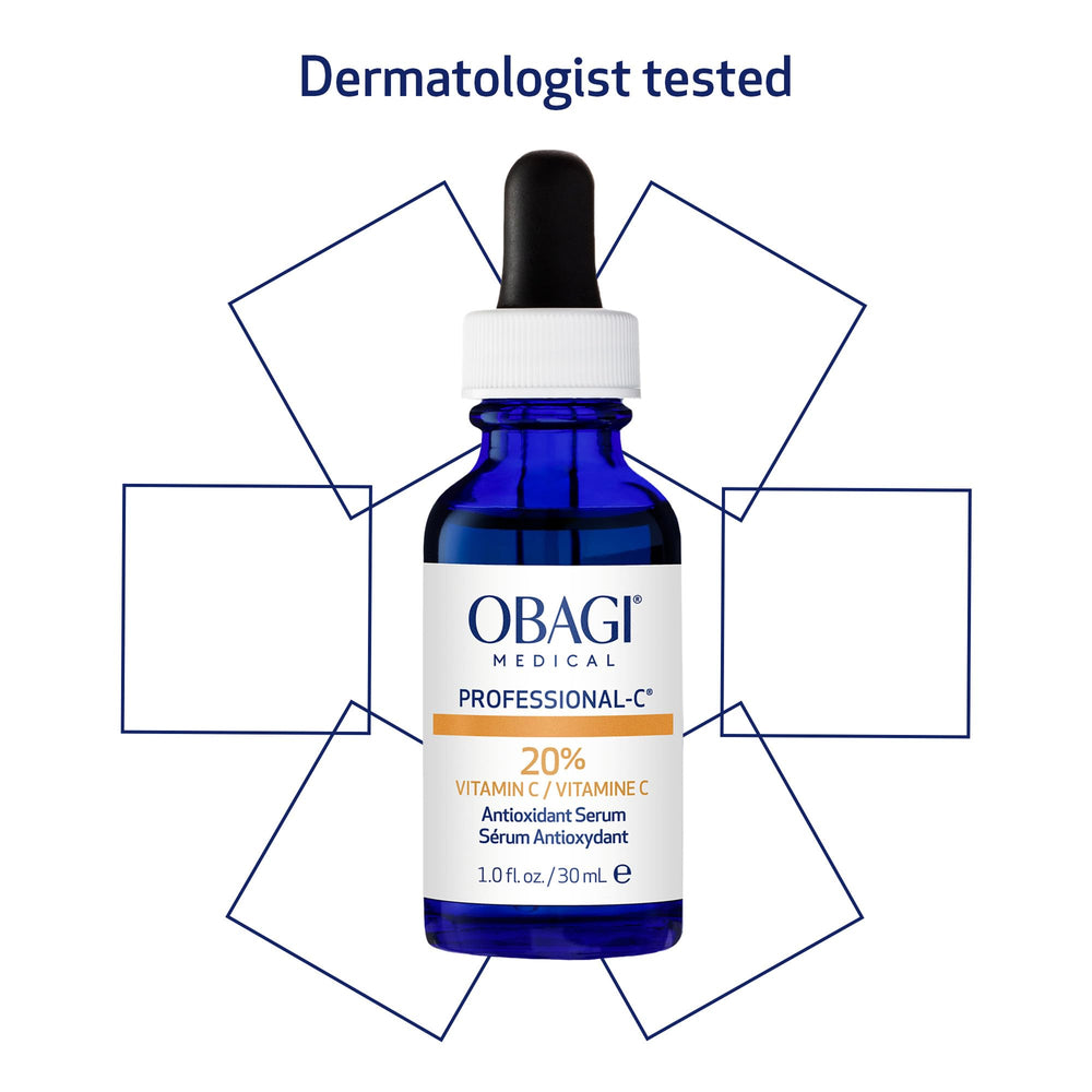 Concept image suggesting reduced fine lines with vitamin C support.