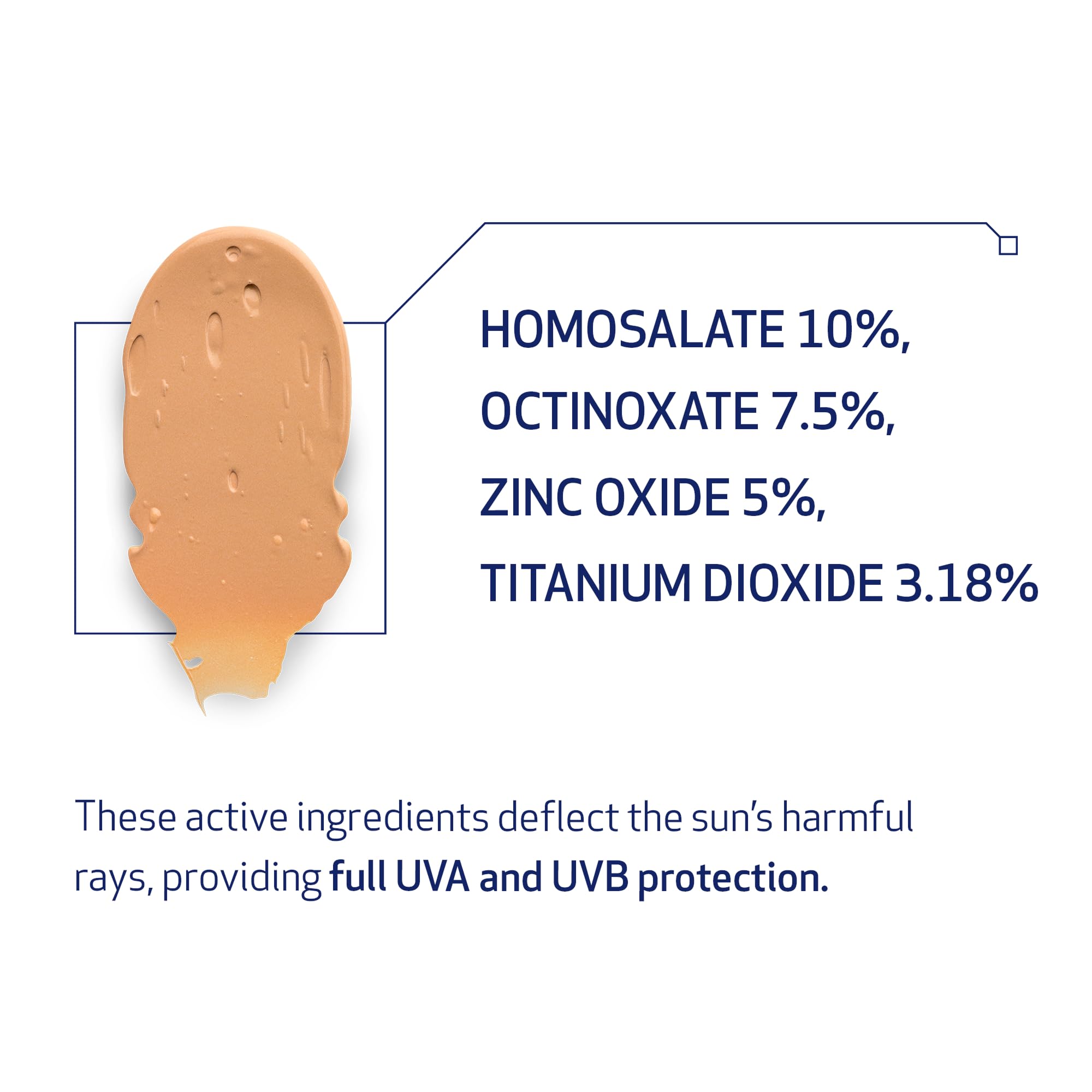 Obagi Sun Shield tinted sunscreen on skin reveals translucent finish for pink or beige undertones.