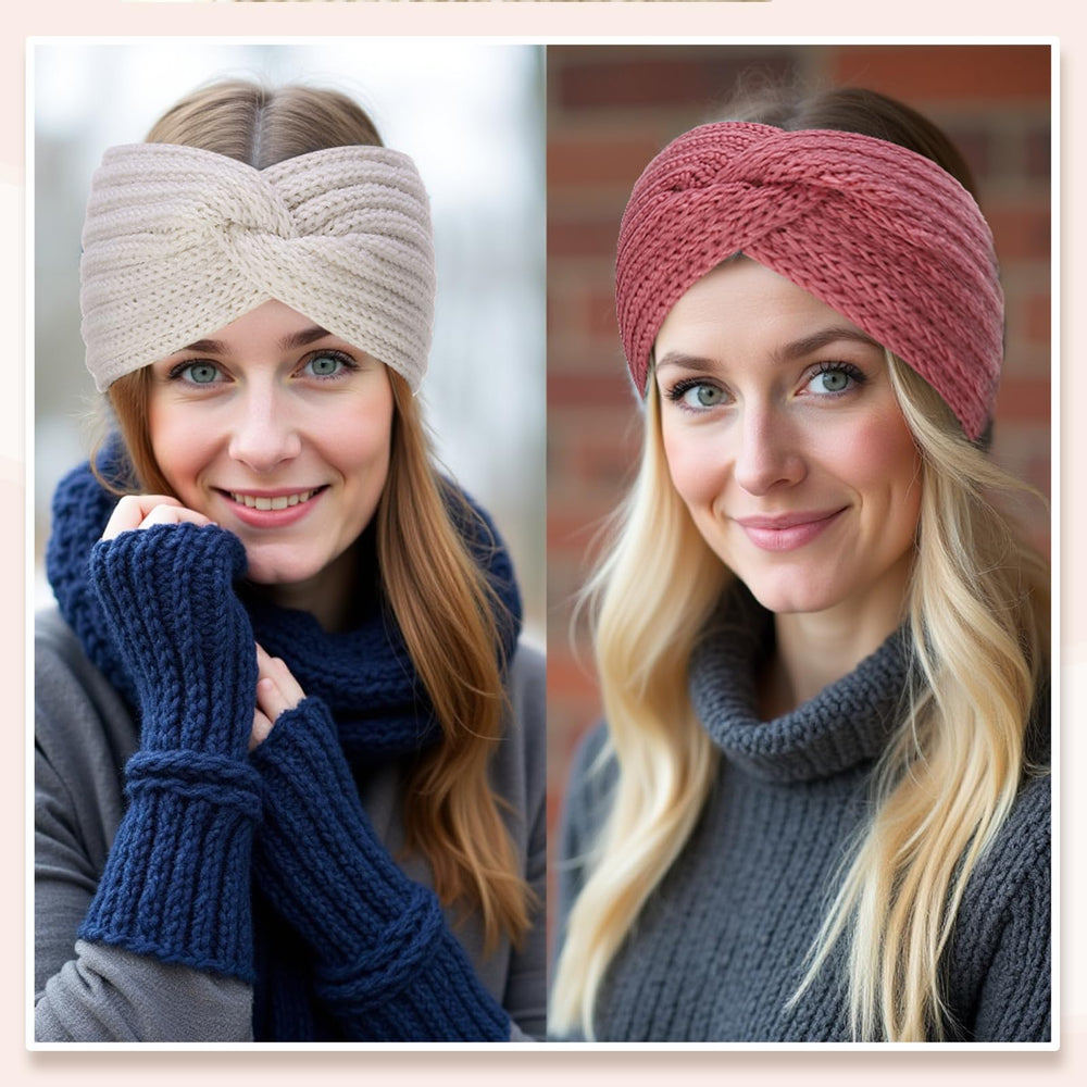 obeoby headband used as earmuffs providing extra ear warmth in cold winds