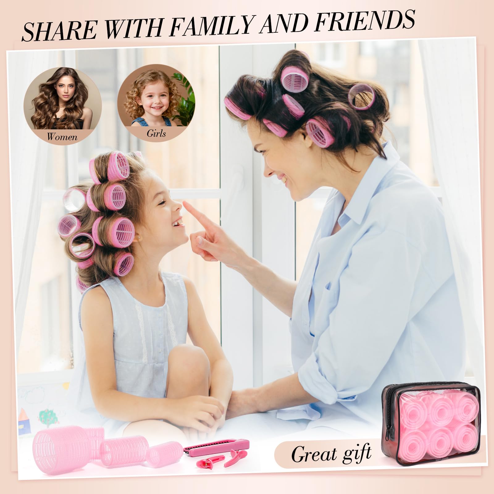 Obeoby roller clips secure rollers for easy styling.