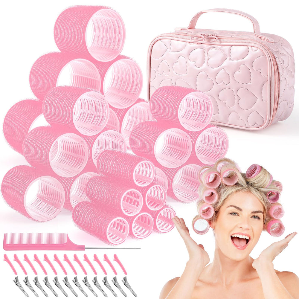 Obeoby hair rollers 24-pack set for versatile at-home curling and styling.