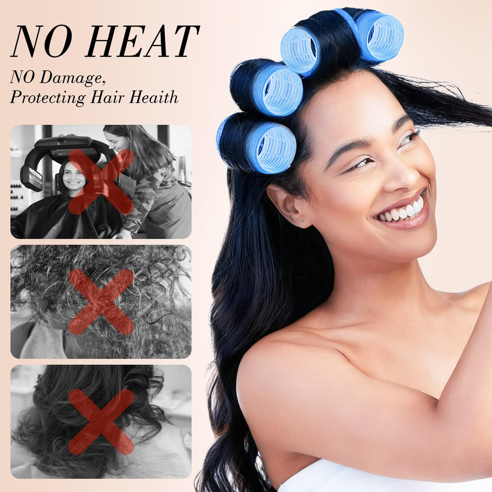 Obeoby rollers shown with dryer for quick styling