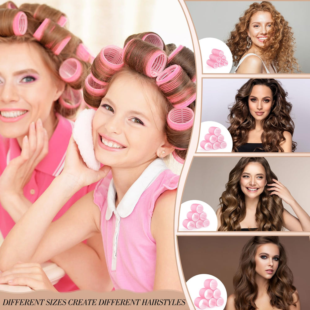 Obeoby medium rollers for medium curls and bangs.