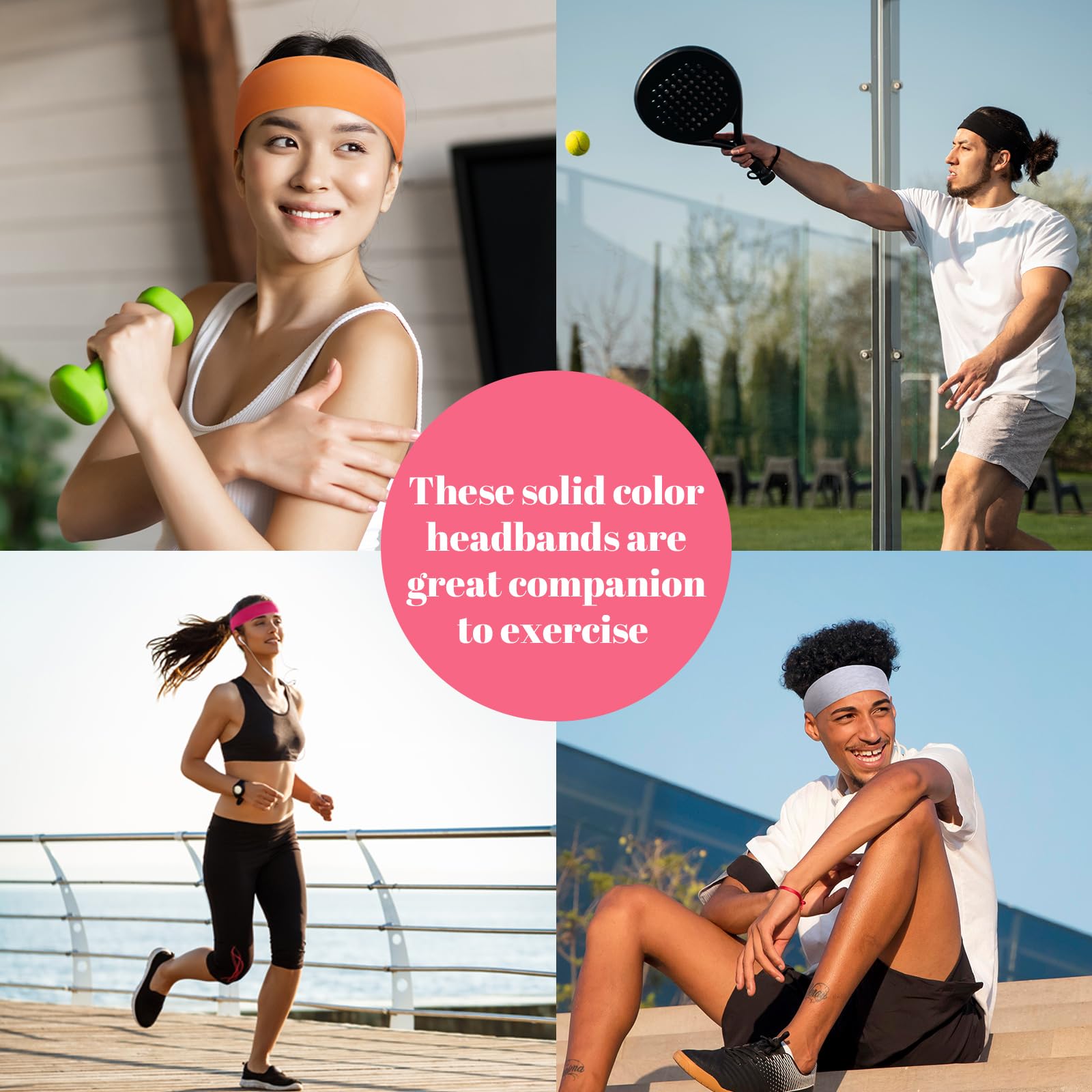 obeoby headbands tucked into a gym bag for gym days