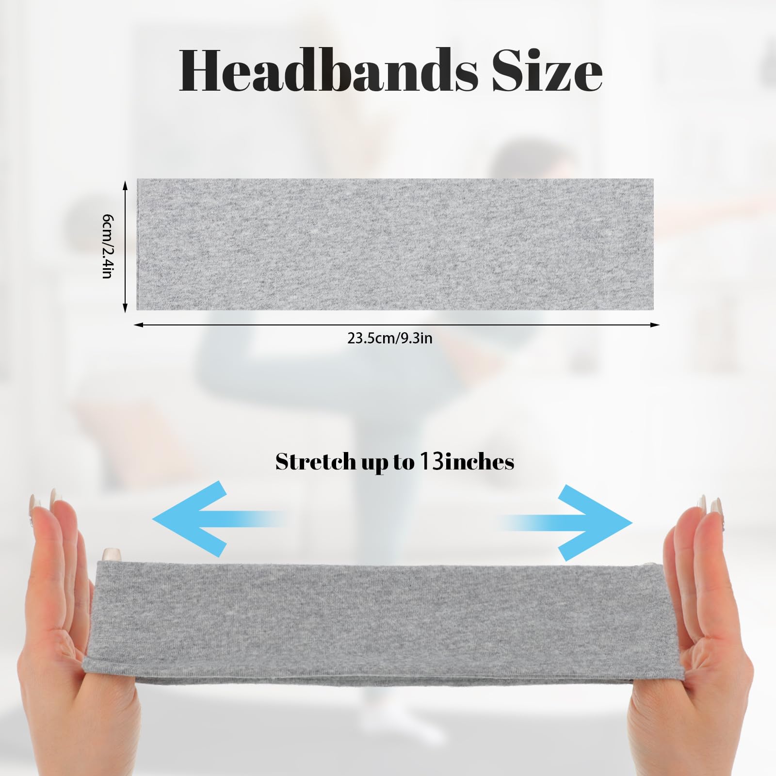 obeoby headbands worn during a workout for secure fit