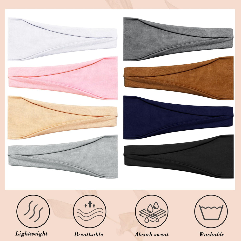obeoby headbands with knotted design worn front or back for different looks