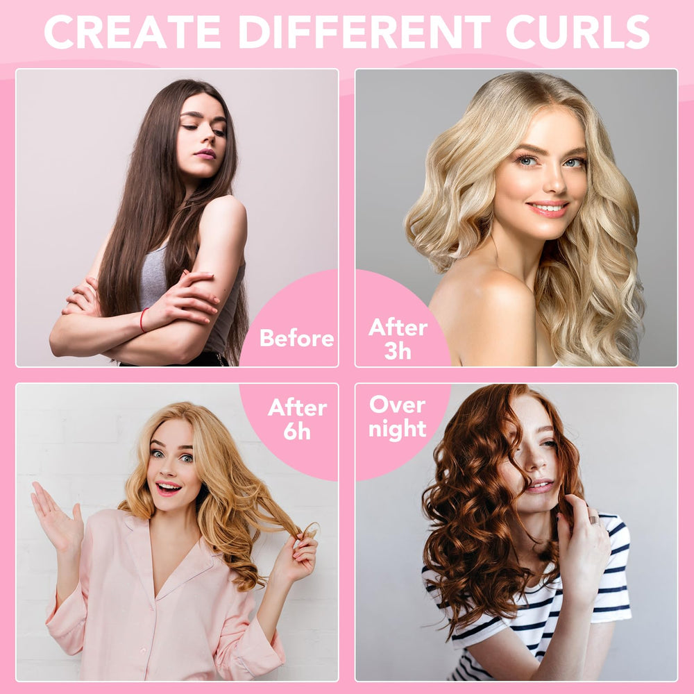obeoby long hair wrap-around curls ready for volume