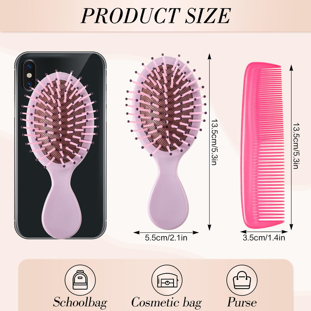 obeoby mini brush lifts roots for fluffy, quick-dry look