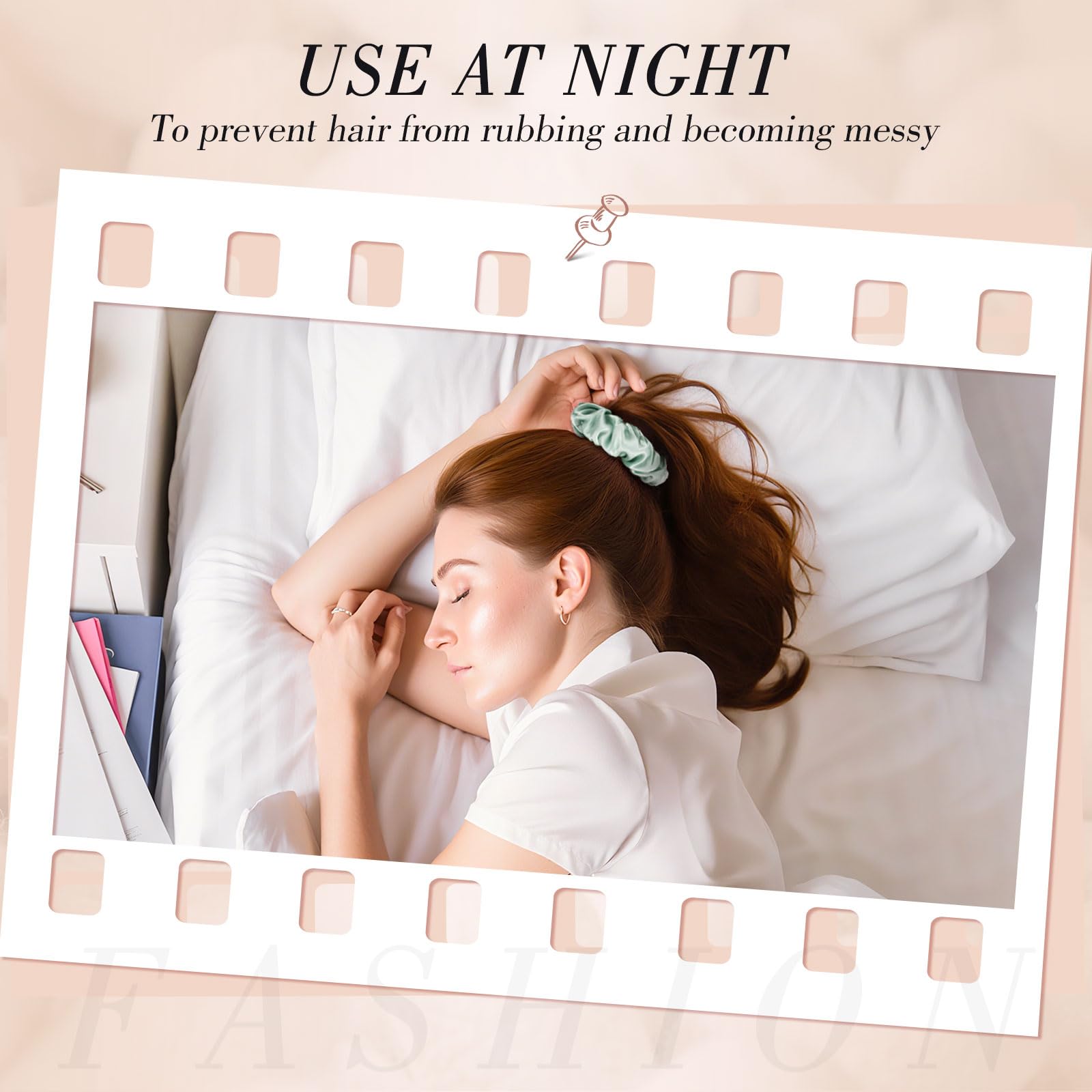 obeoby mulberry silk 19-momme scrunchie glossy texture