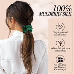 obeoby mulberry silk scrunchies worn on wrist as a chic accessory