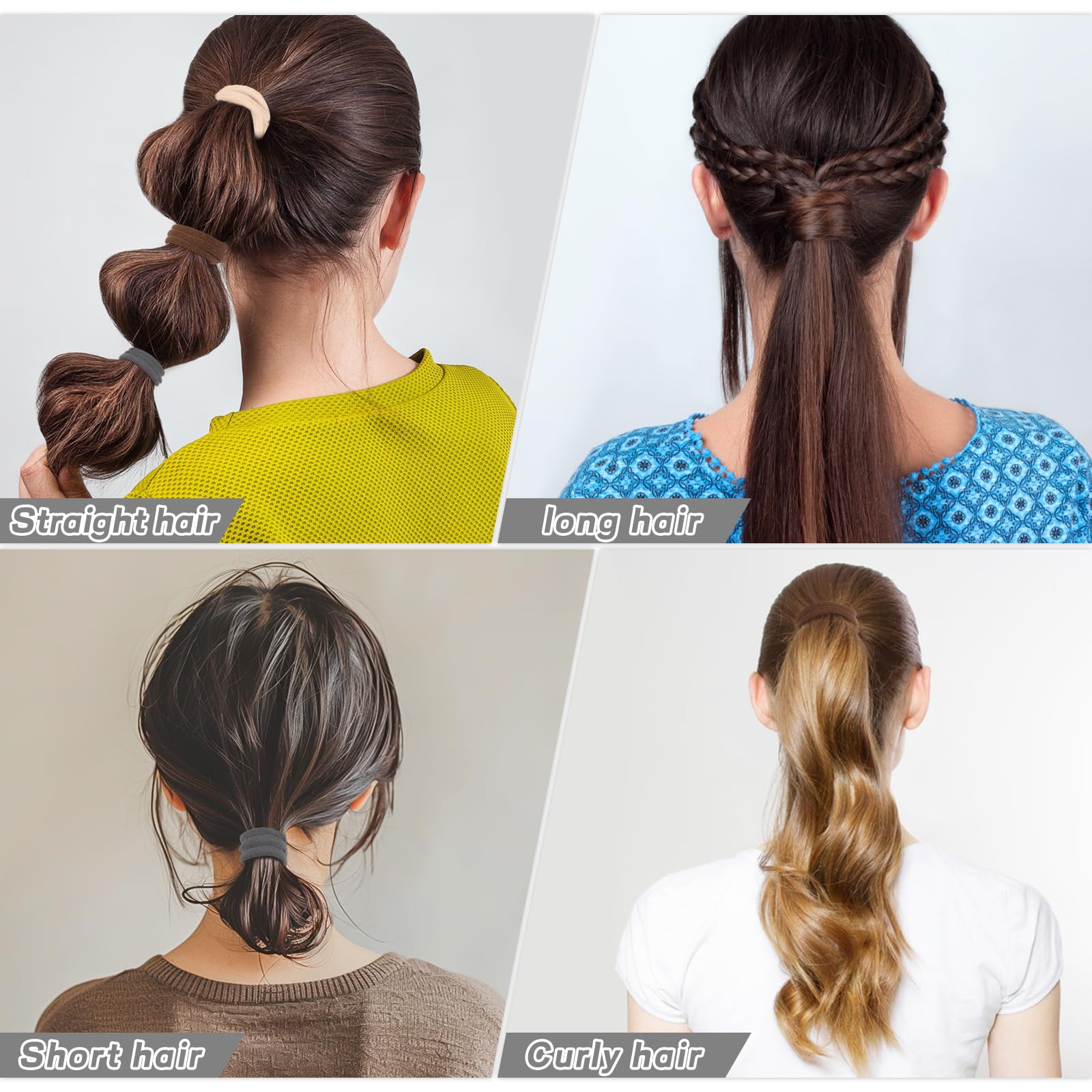 Obeoby travel-friendly hair ties compact pack for on-the-go