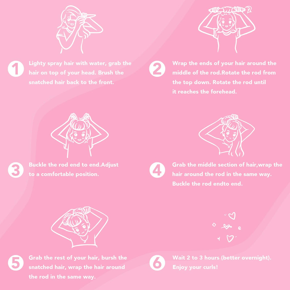 obeoby velvet-coated curling rods close-up showing gentle touch