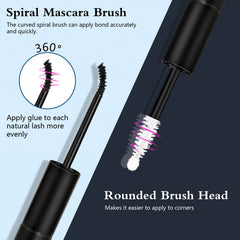 Obeyalash lash clusters secured with 2-in-1 bond and seal for wear