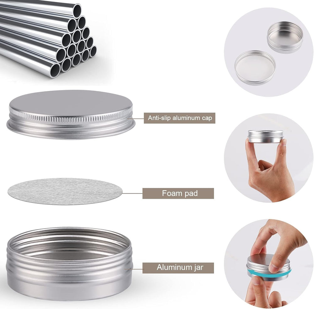 OBKJJ aluminum storage tin suitable for food storage and candy keeping