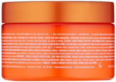 Obliphica Seaberry Hair Mask ingredients graphic emphasizing omega-rich formula.